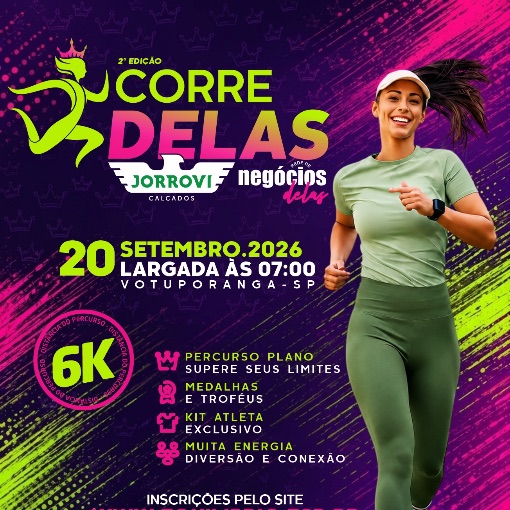 Event cover  2ª CORRIDA FEMININA CORRE DELAS 6K 