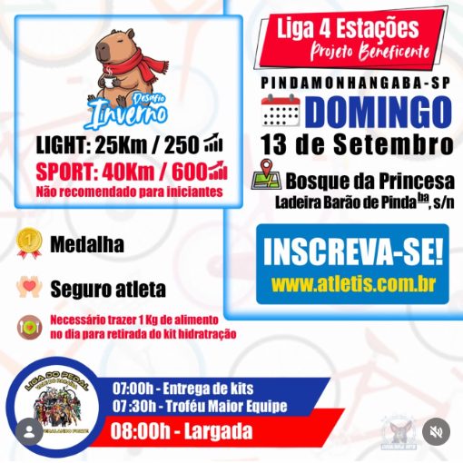 Event cover LIGA 4 ESTAÇÕES DESAFIO INVERNO 