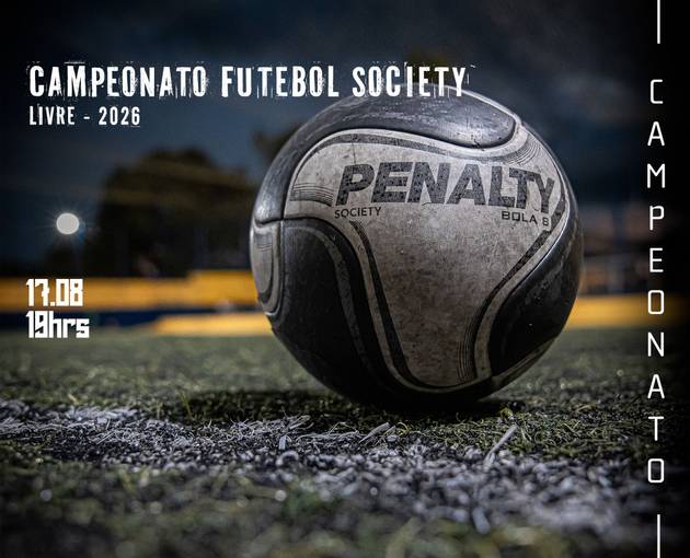 Event cover ARHT - Futebol Society LIVRE 2026 - 17/08/2026 @ruivo.fotografia