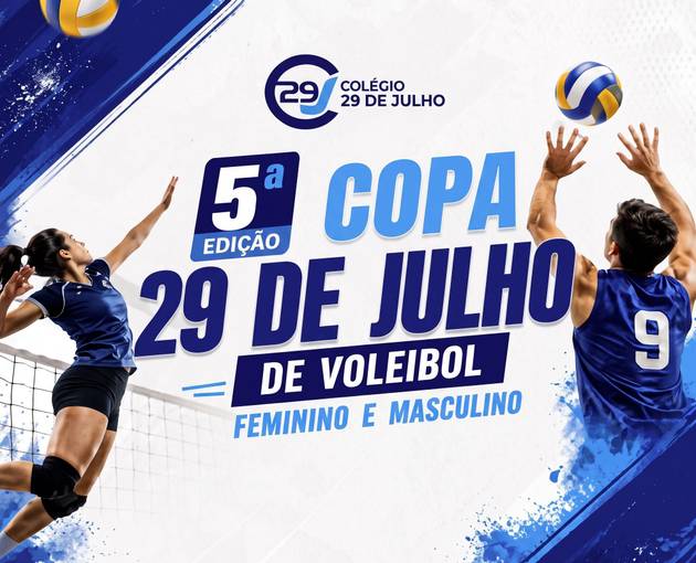 Capa do evento V Copa 29 de Julho de Voleibol