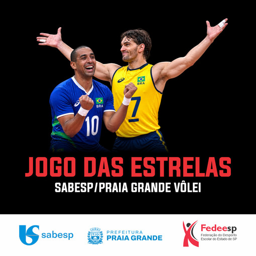 Event cover JOGO DAS ESTRELAS - SABESP/PRAIA GRANDE VÔLEI