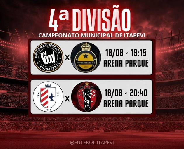Event cover Campeonato Municipal de Itapevi - 4ª Divisão