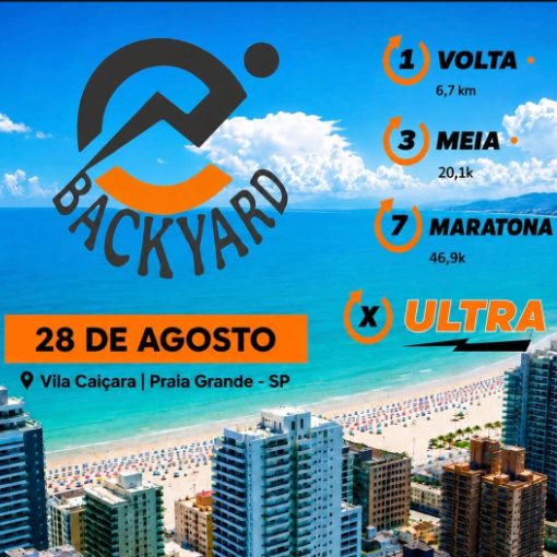 Capa do evento BACKYARD Eu e a corrida etapa Praia Grande SP