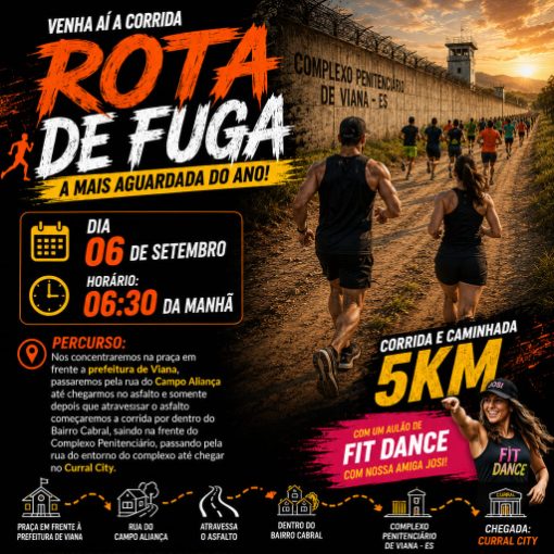 Event cover CORRIDA ROTA DE FUGA