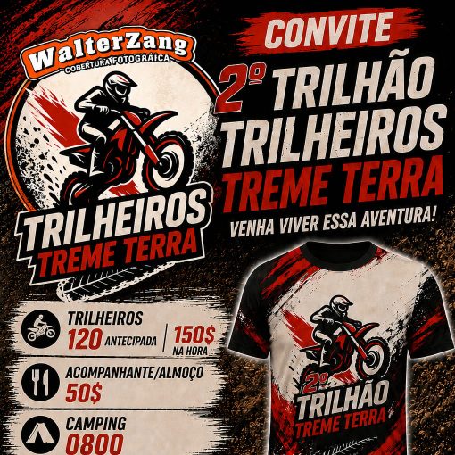 Event cover 2° TRILHÃO TRILHEIROS TREME TERRA