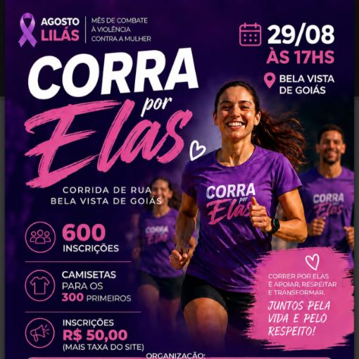 Portada del evento CORRA POR ELAS BELA VISTA DE GOIAS 