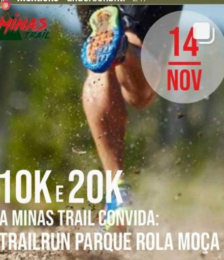 Event cover MINAS TRAIL RUN PARQUE ROLA MOÇA 10k - 20k 