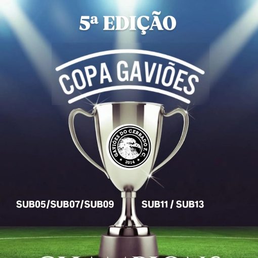 Event cover 5ª EDIÇÃO COPA GAVIÕES - CHAMPIONS LEAGUE - UBERLANDIA MG 22/08/2026