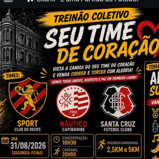 Naslovnica dogodka  SEU TIME DO CORAÇÃO - MENTHOR CORRIDAS