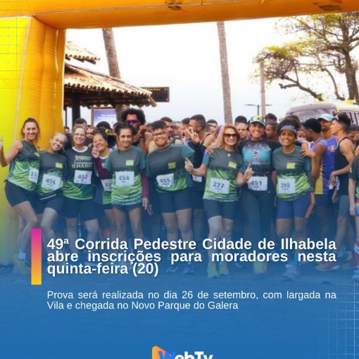 Event cover 49 corrida pedestre ilhabela 