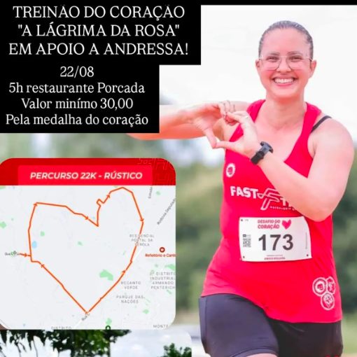 Event cover Treinão do Coração - A lágrima da Rosa