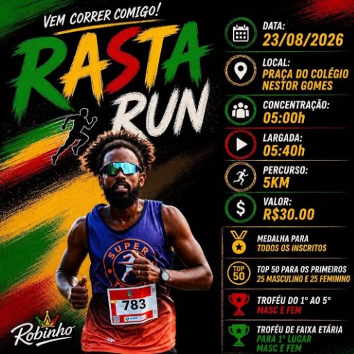 Copertura dell'evento Corrida do Rasta
