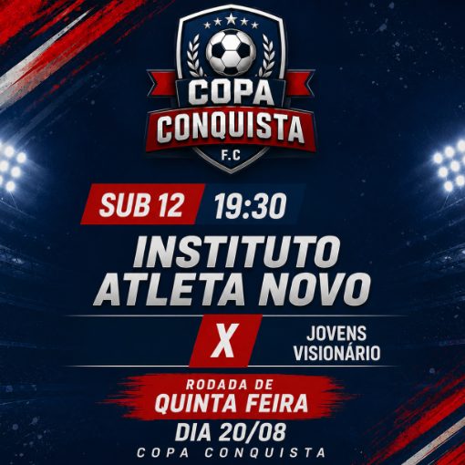 Event cover INSTITUTO ATLETA NOVO X JOVENS VISIONÁRIOS 