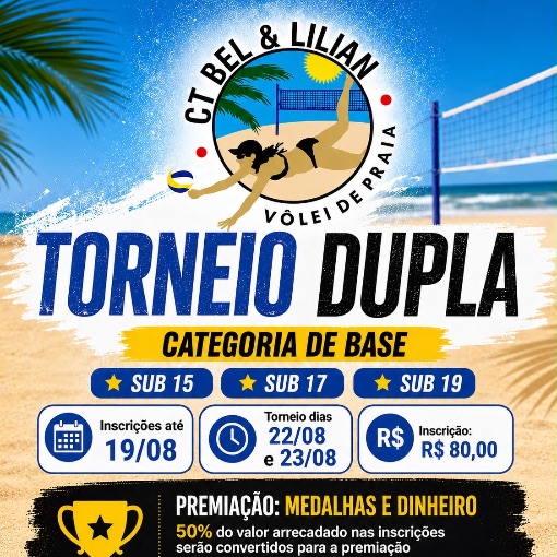 Event cover CT Bel e Lilian - Torneio Dupla de Volei de Praia 