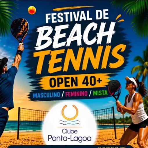 Event cover FESTIVAL DE BEACH TENNIS OPEN 40+ CLUBE PONTA LAGOA