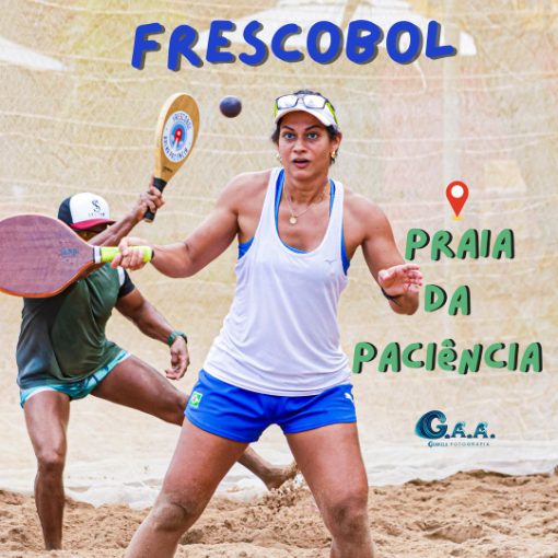 Event cover Arena Paciência Aniversário Frescobol - Praia da Paciência 