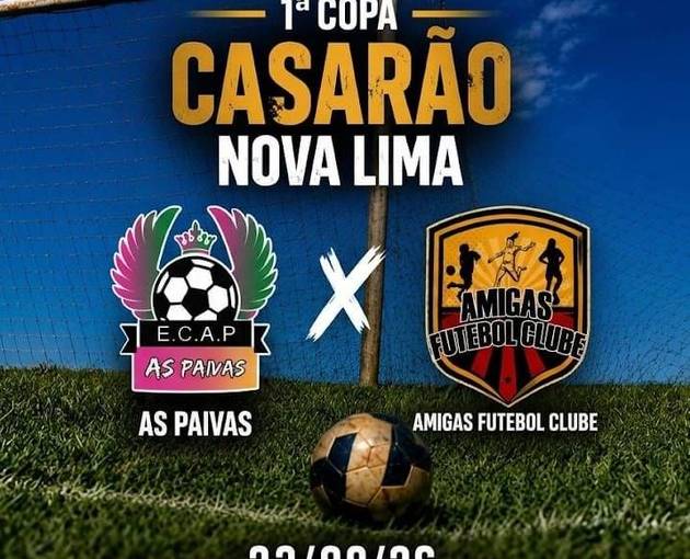 Naslovnica dogodka Amigas futebol clube x As Paivas