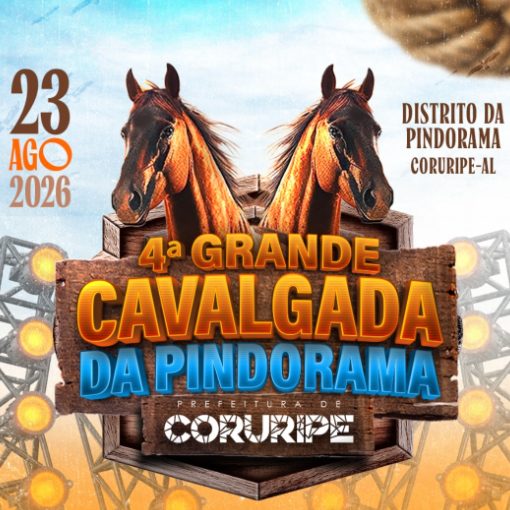 Couverture de l'événement 4ª Grande Cavalgada da Pindorama 2026 - Coruripe/AL