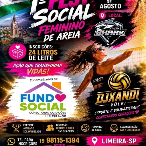 Event cover 1 Fest Social Feminino de Areia