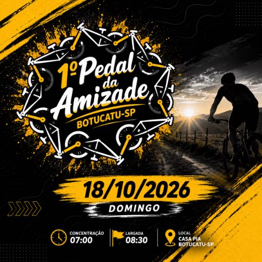 Event cover 1º Pedal da Amizade -  Botucatu