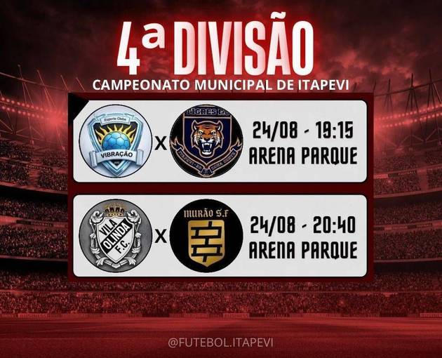 Capa do evento Campeonato Municipal de Itapevi - 4ª Divisão