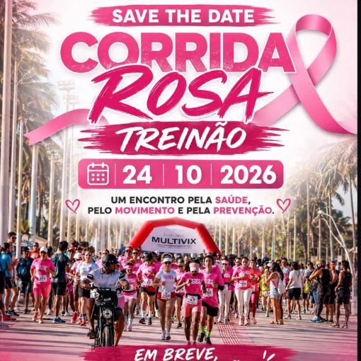 Event cover Treinão corrida rosa 