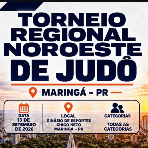 Naslovnica dogodka Torneio Regional Noroeste de Judô