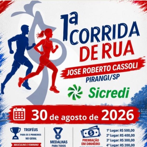 Event cover  1ª CORRIDA DE RUA “JOSÉ ROBERTO CASSOLI”