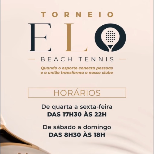 Event cover Torneio ELO Beach Tennis - Clube de Campo de Rio Claro
