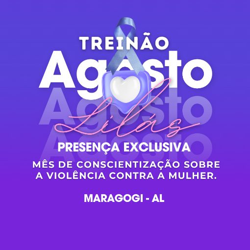 Naslovnica dogodka TREINÃO - AGOSTO LILÁS - 2026