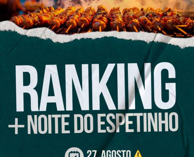Event cover RANKING + NOITE DO ESPETINHO