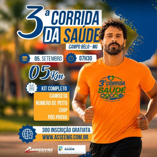 Naslovnica dogodka 3ª Corrida da Feira da Saúde