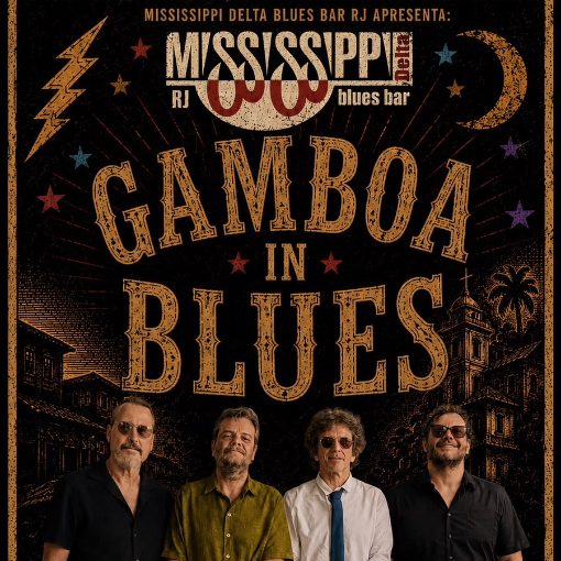 Event cover Gamboa in Blues - Blues Etílicos 40 Anos