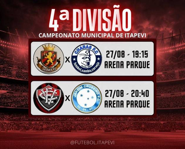Capa do evento Campeonato Municipal de Itapevi - 4ª Divisão