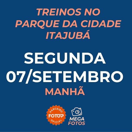 Event cover Treinos no Parque da Cidade - Itajubá - Segunda 07/09
