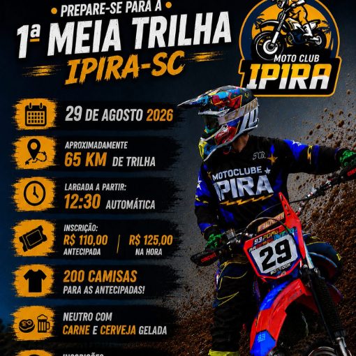 Event cover 1ª MEIA TRILHA MOTO CLUB IPIRA
