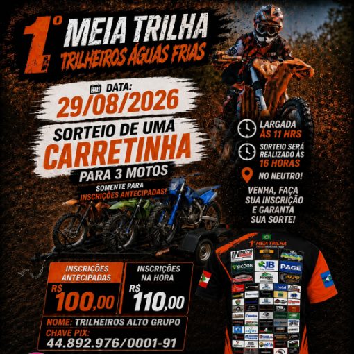 Event cover 1 ª MEIA TRILHA TRILHEIROS ÁGUAS FRIAS