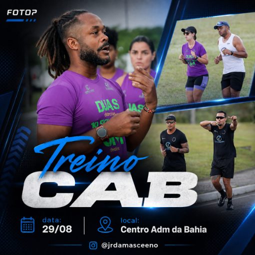 Event cover TREINO CAB (CENTRO ADMINISTRATIVO DA BAHIA) - 29.08.2026  (SÁBADO)