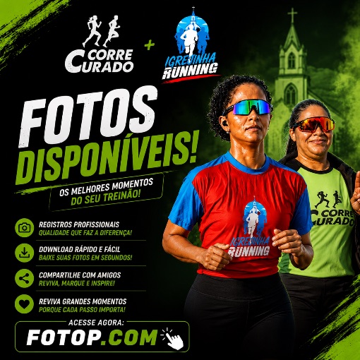 Event cover TREINO CURADO / CORRE CURADO / IGREJINHA