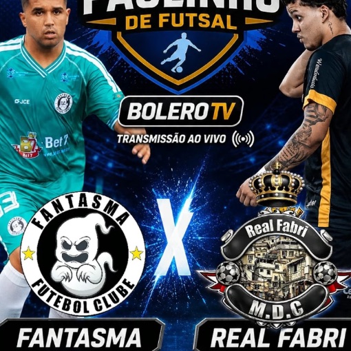 Capa do evento 6° Copa Paulinho Futsal Real Fabri x Fantasmão