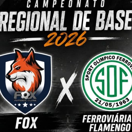 Capa do evento Fox vs Ferroviaria Flamengo - Campeonato Regional de Base 2026 - 