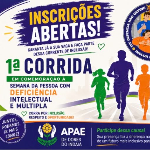 Event cover 1ª Corrida em Comemoração à Semana da Pessoa com Deficiência Intelectual e Múltipla
