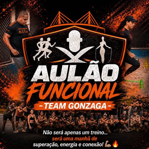 Event cover AULÃO FUNCIONAL - GONZAGA