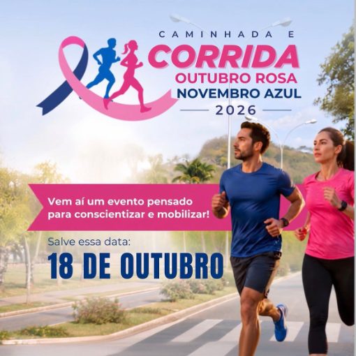 Naslovnica dogodka Caminhada e Corrida Outubro Rosa Novembro Azul
