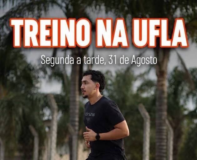 Capa do evento Treino UFLA Segunda Tarde 31/08