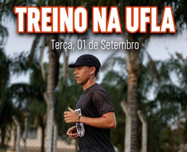 Capa do evento Treino UFLA Terça Manhã 01/09