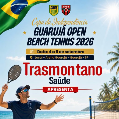 Naslovnica dogodka Copa da Independência Guarujá Open Trasmontano Beach Tennis 2026 