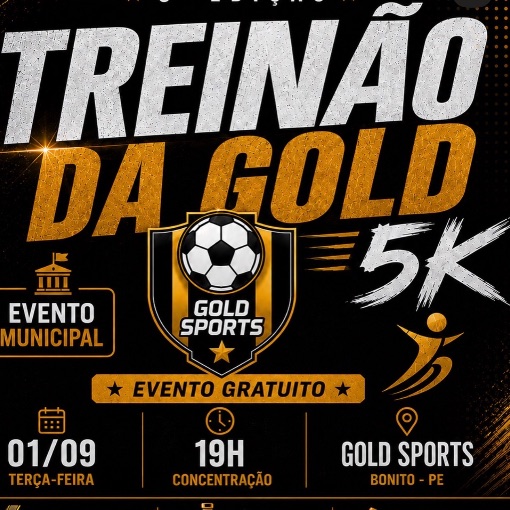 Event cover 3º edição treinão Gold 