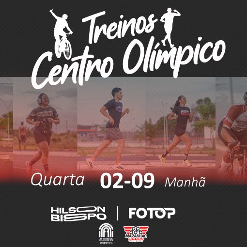 Event cover TREINOS CENTRO OLÍMPICO 02-09 MANHÃ