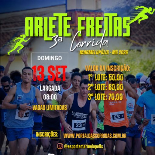 Event cover 3ª Corrida Arlete Freitas